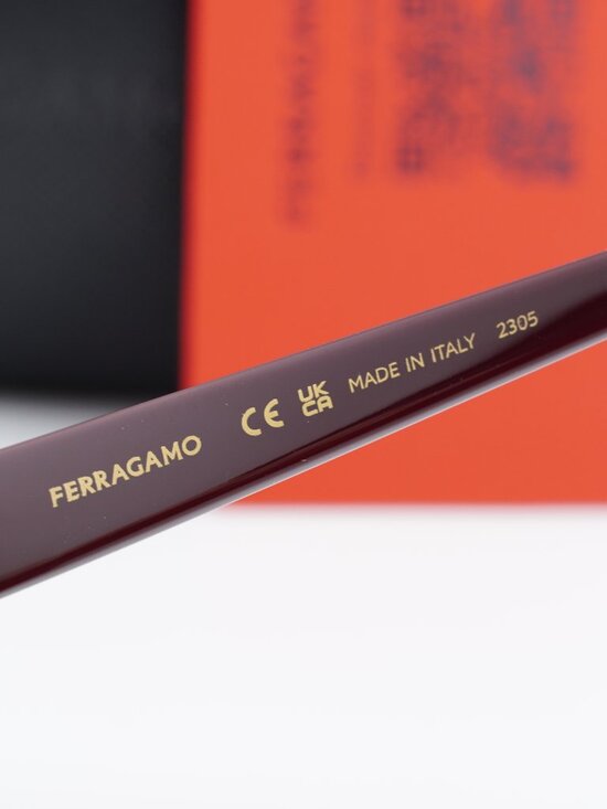 Salvatore Ferragamo SF1102S 606 Butterfly Sunglasses - Wine / Mauve main image 6